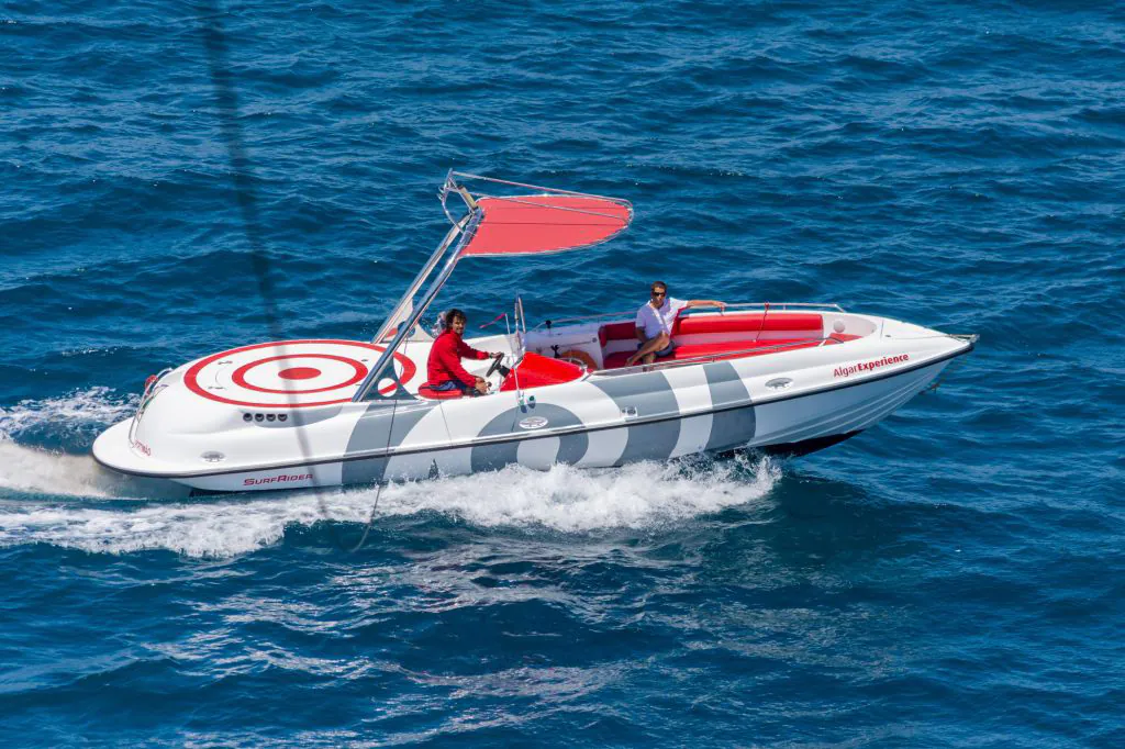 algarexperience speed boat to parasailing water sports and private hire