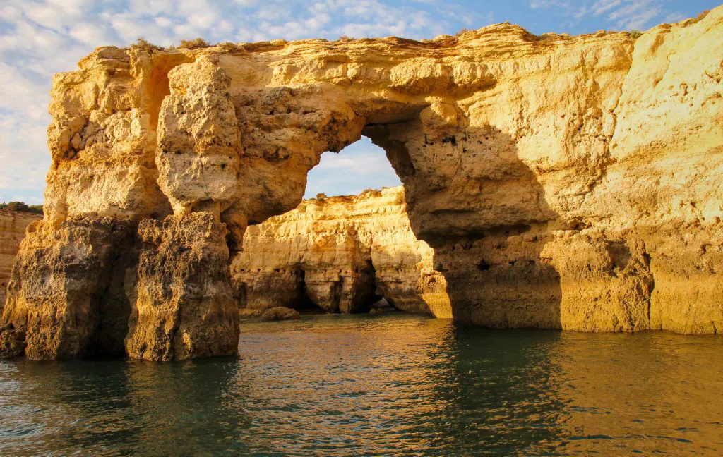 arco do triunfo sunset caves and coastline boat trip by algarexperience