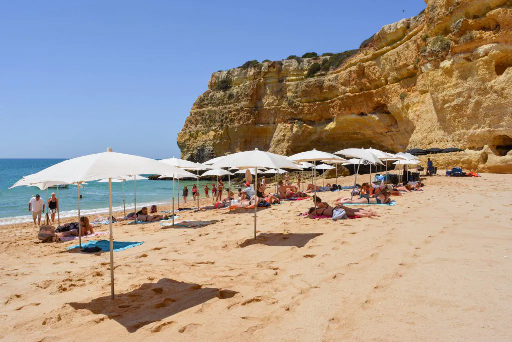 Playas del Algarve Portugal - Barbacoa en la Playa