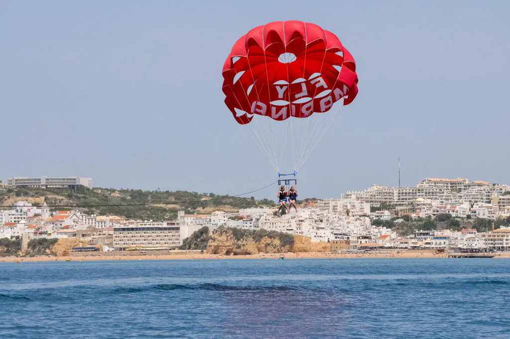 double flight boat trip parasailing experience by algarexperience