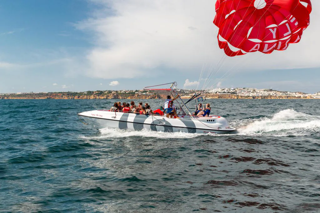 enjoy the sea speed boat water sports by algarexperience
