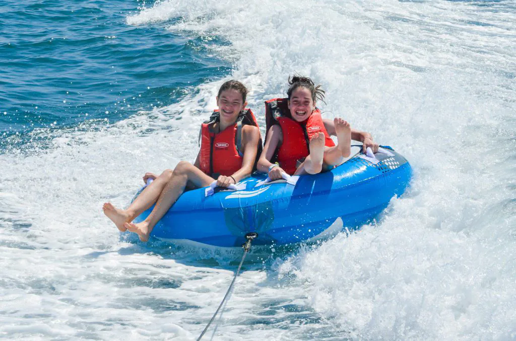 water inflatable by boat algarexperience albufeira algarve portugal