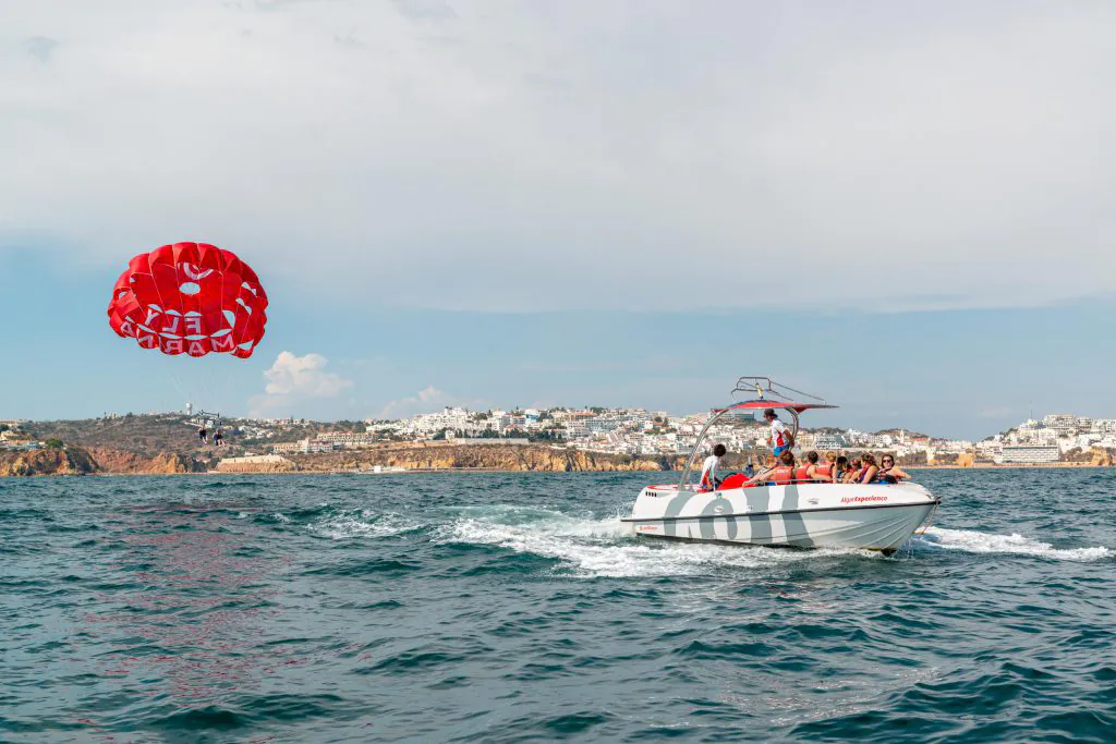 water sports speed boat by algarexperience