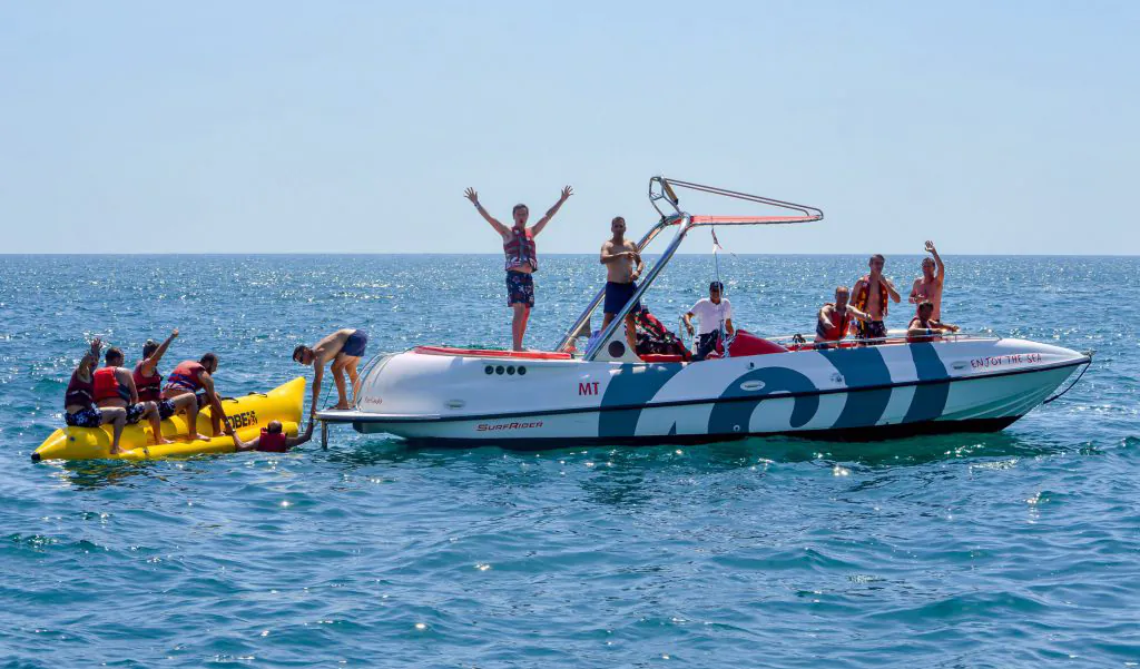 speed boat water sports private boat hire algarexperience albufeira portugal