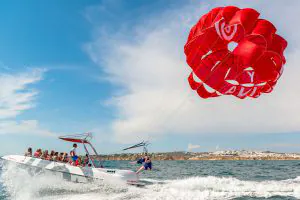 parasailing speedboat water sports by algarexperience in albufeira portugal