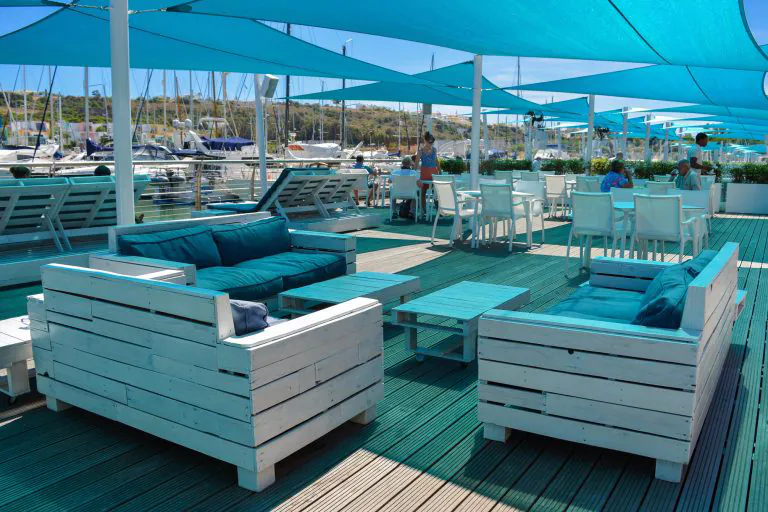 belize cafe deck at albufeira marina by algarexperience